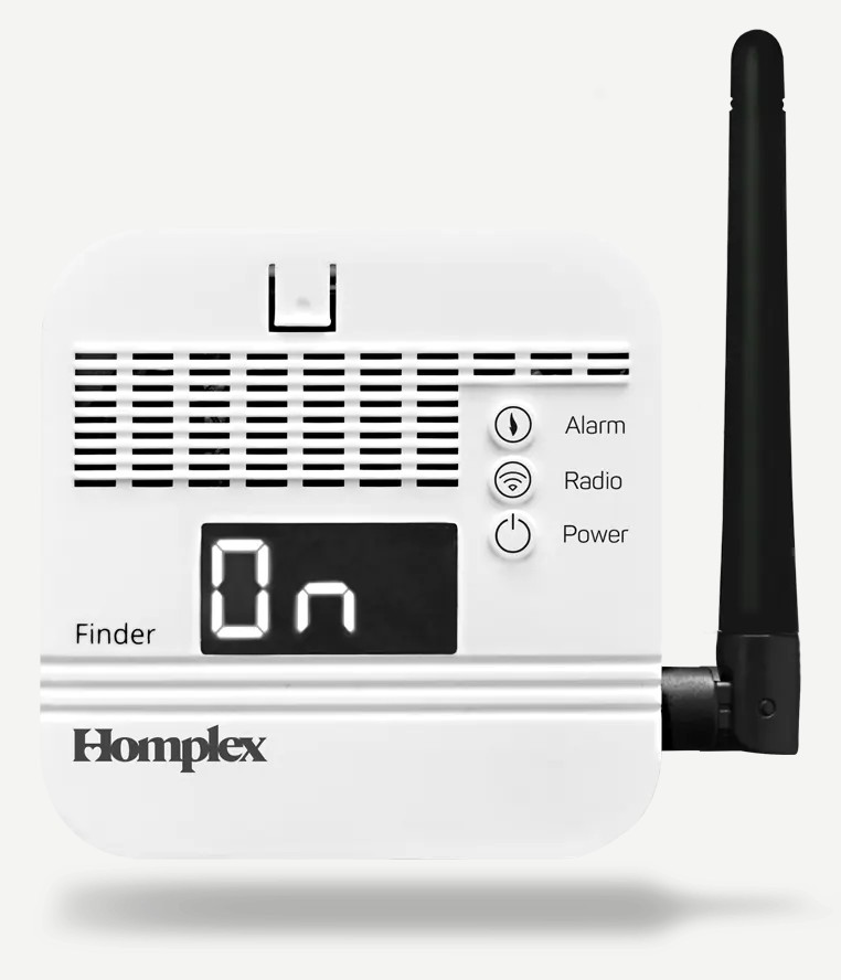 Centralizator Homplex Finder HD200 RF, vedere frontală