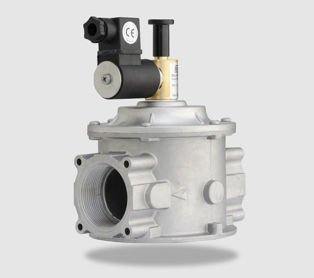 Electrovană de gaz pentru coloana principală